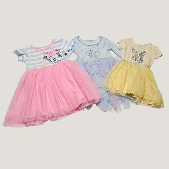 Disney, Btween Other - Girls' Size 5T Lot of 3 Tulle Tutu Dresses & Outfits - Princess Party Playwear